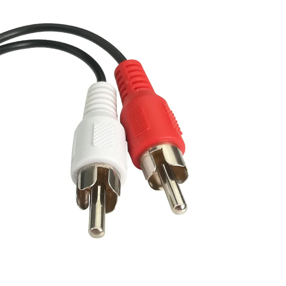 3.5mm Jack Male to 2 RCA Female Jack RCA Stereo Y Audio Cable Converter Adapter High Quality wholesale-3