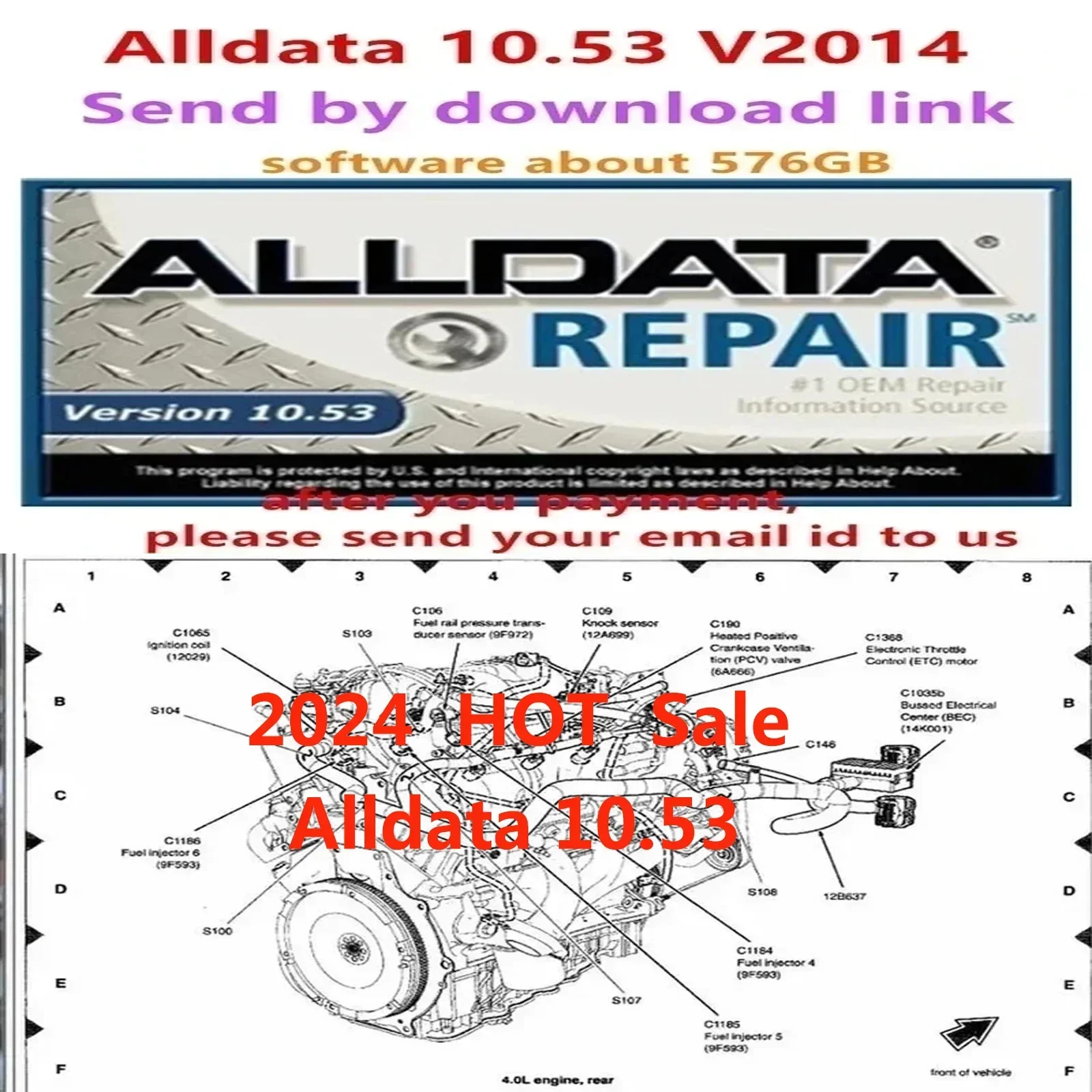 2024 Hot Newest all data auto repair software alldata 10.53 software alldata download auto diagnostic free help install-3