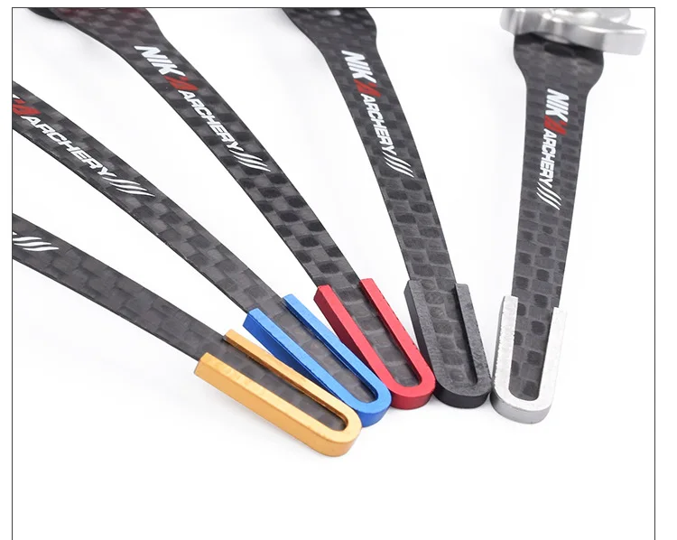 NIKA Archery Clicker Recurve Bow Carbon Clicker Adjustable Length for outdoor curved bow accessories-2