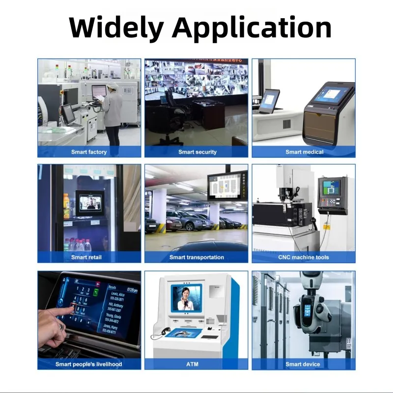 2025 New 11.6 Inch 1920*1080 Open Frame Monitor Resistive Capacitive Touch Industrial LCD Display With HDMI VGA USB Interface-6