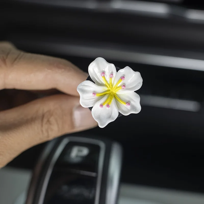 2pcs Car Perfume Clip Flower Air Outlet  Decorations Car Air Conditioner Air Vent Personalized Interior Decoration Accessories-6