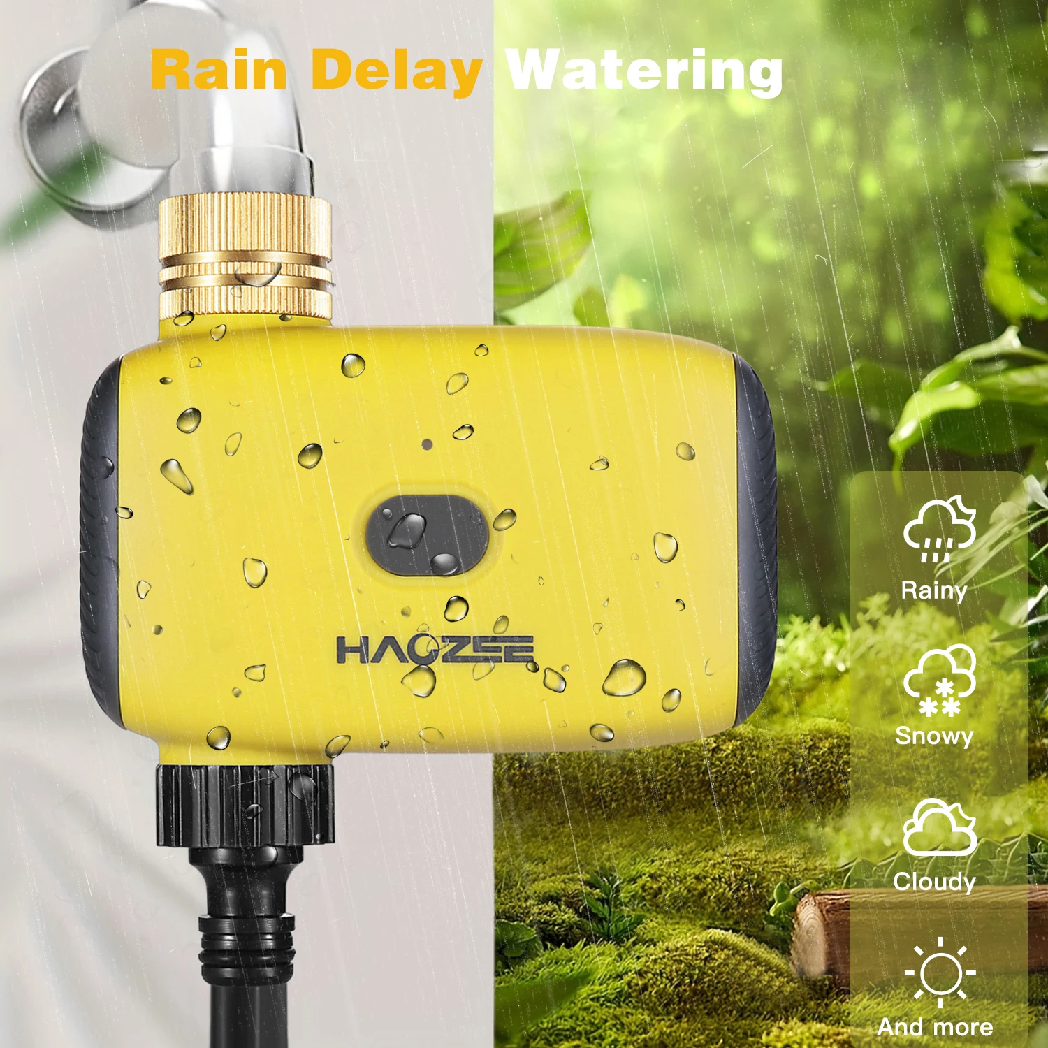 Tuya Smart Zigbee Watering Timer Automatic Drip Irrigation Controller Smart Water Valve Garden Automatic Watering System-5