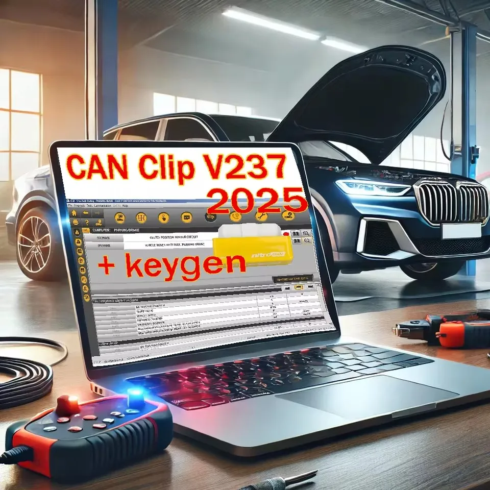 2025 Can Clip V237 Latest Software For Renault OBD2 Diagnostic software+ Gift Nitro Auto Repair Software HGWU-2