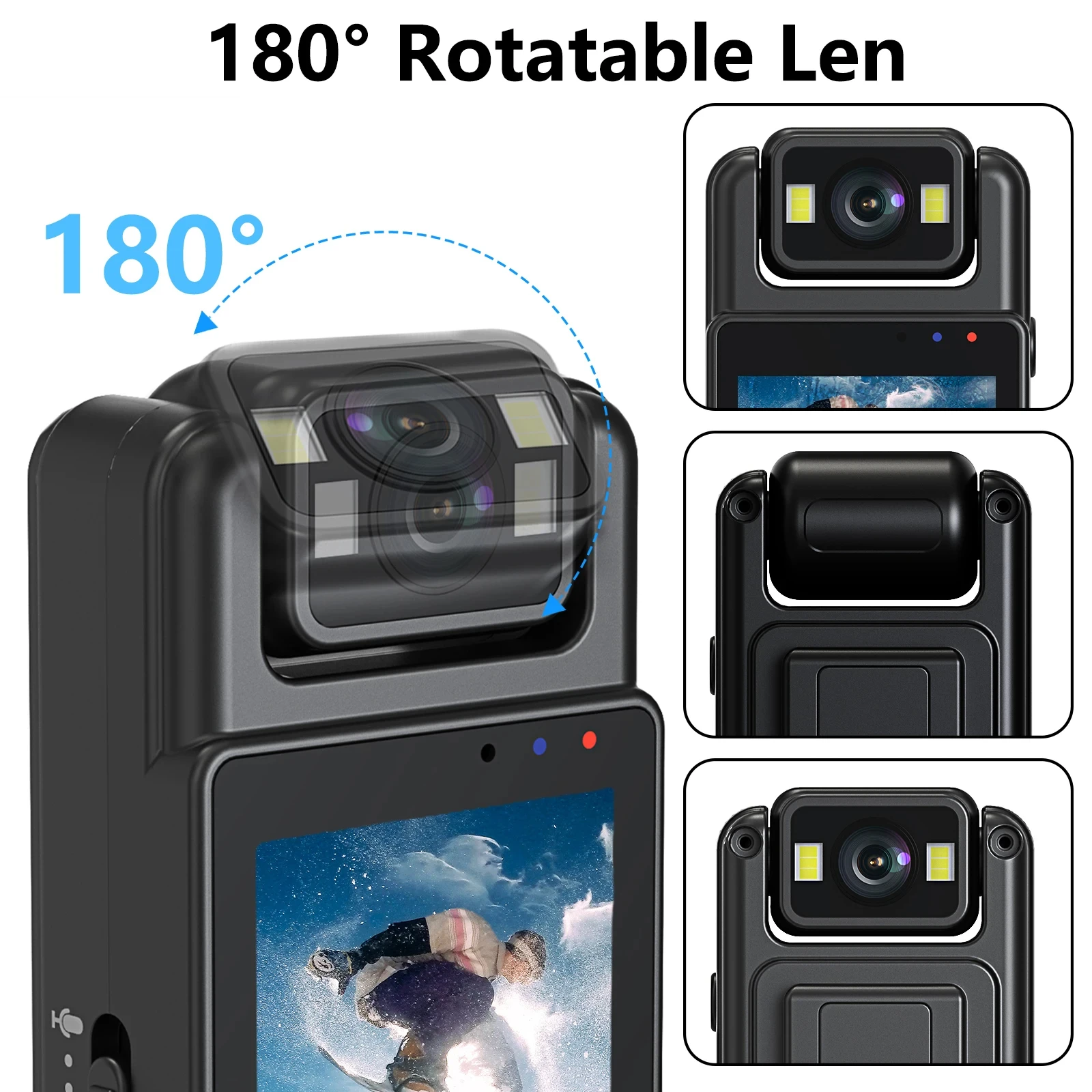 Wifi Mini Camera 1080P Portable Digital Video Recorder Worn Police Small Body Cam Night Vision DV Miniature Camcorde-3