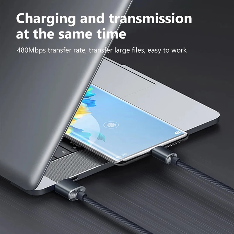 120W  Type C Cable Super Fast Charger Cord Quick Charge USB C Cables Phone Charger For Samsung Xiaomi Huawei Oneplus POCO OPPO-3
