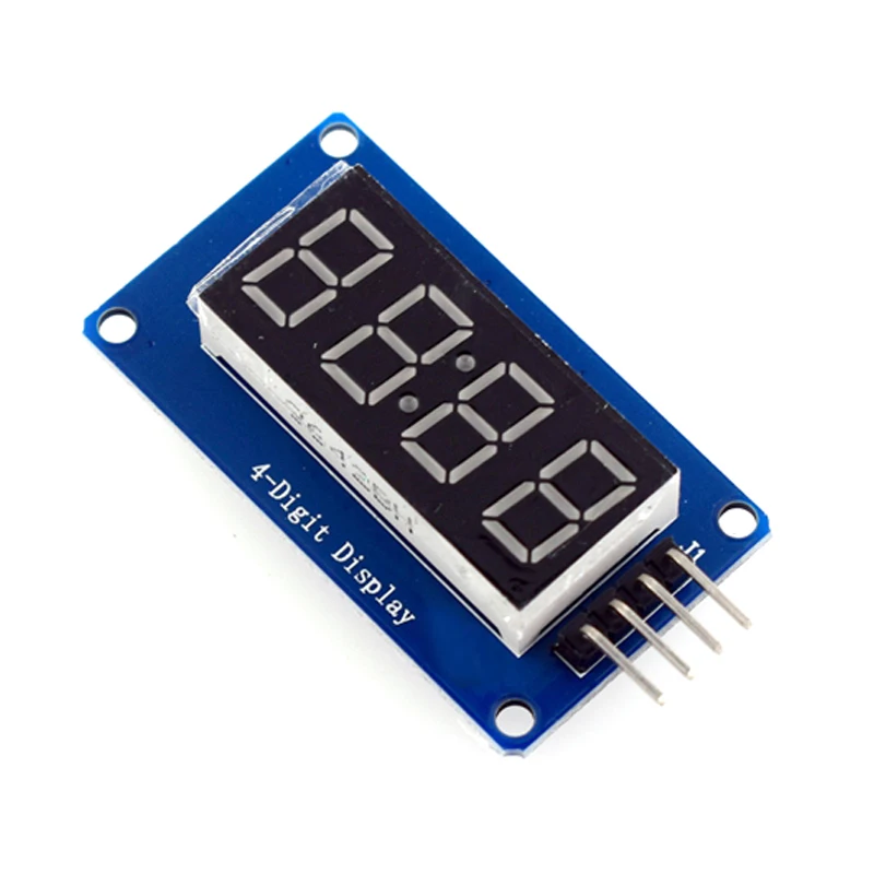 TM1637 LED Display Module For Arduino 7 Segment 4-Bits 0.36Inch Red Anode Digital Tube LED brightness adjustable with clock hour-3