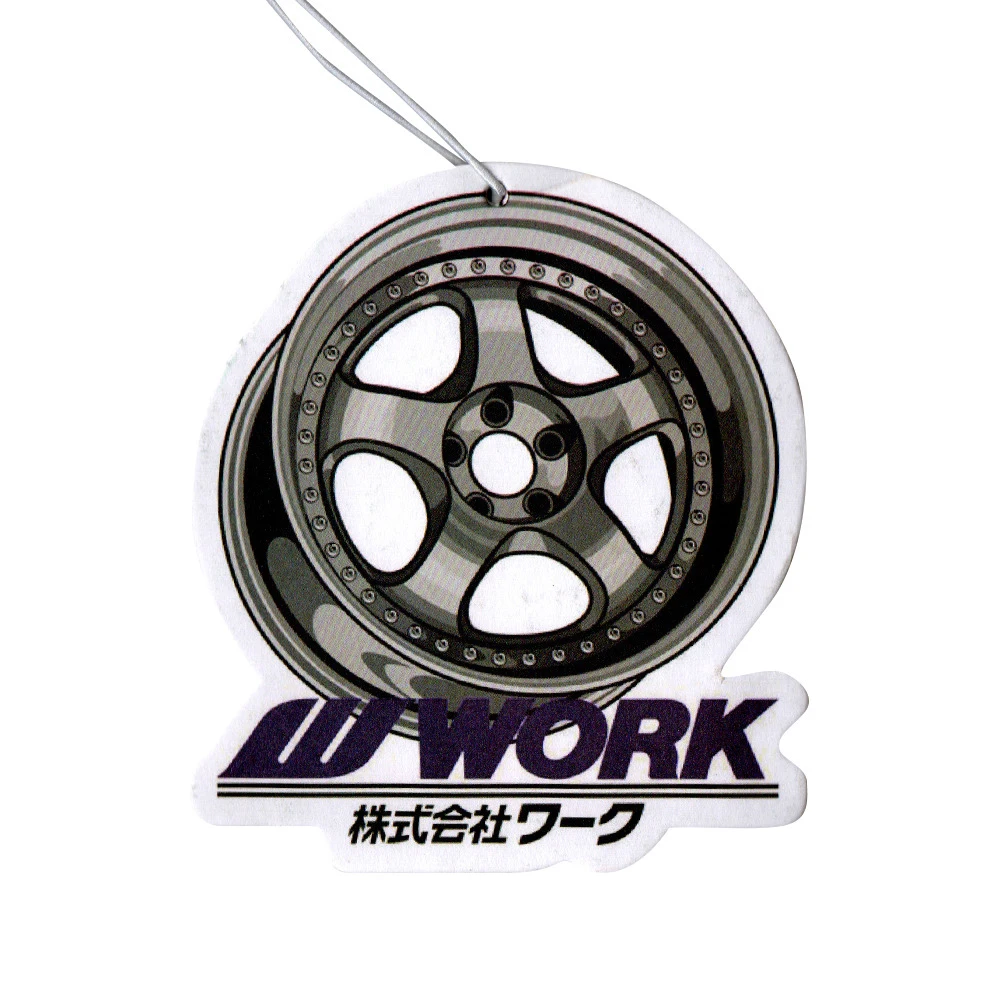 Auto Parts Design Car Air Freshener Hanging Car Rear View Solid Paper Wheel Rim Piston Car Diffuser Interior Accessories Pendant-5