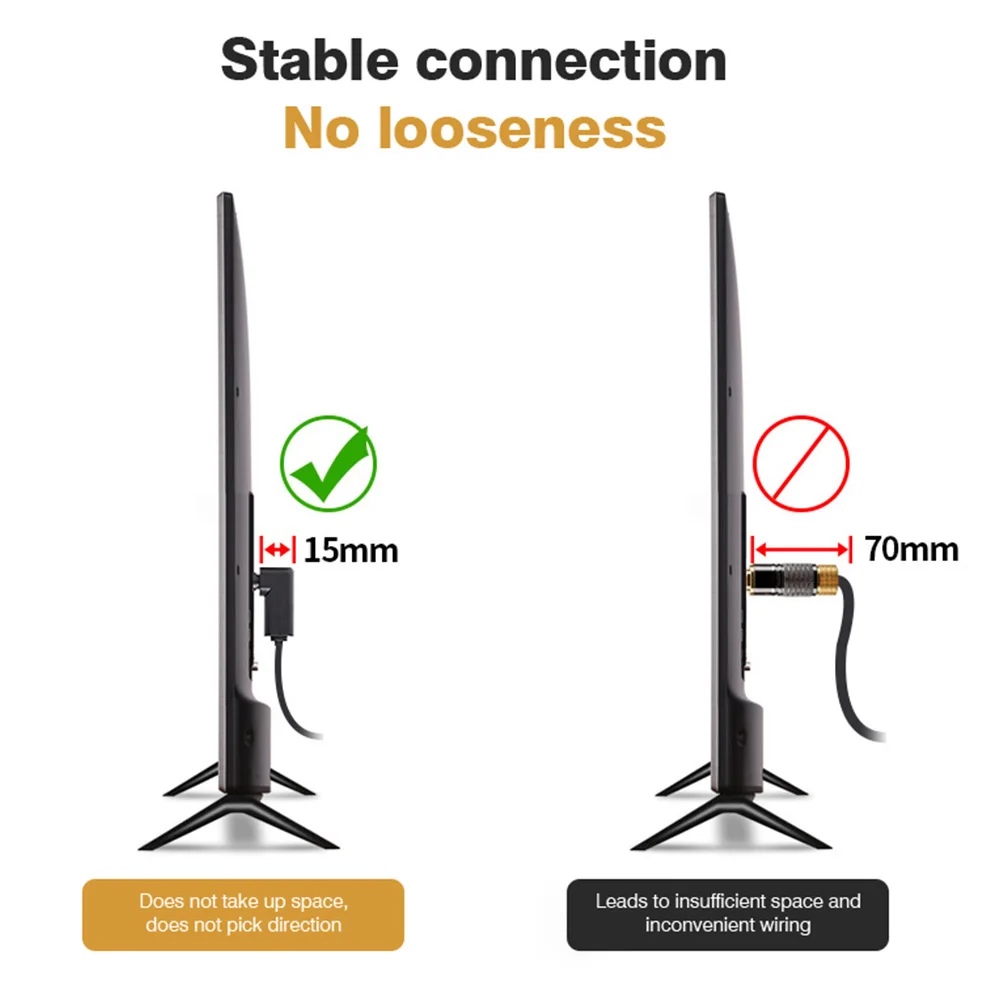 90° Elbow Digital Optical Audio Toslink Cable HIFI 5.1 SPDIF Coaxial Cable 360° Rotatable For Amplifier TV PS4/XBOX Sound Bar-2
