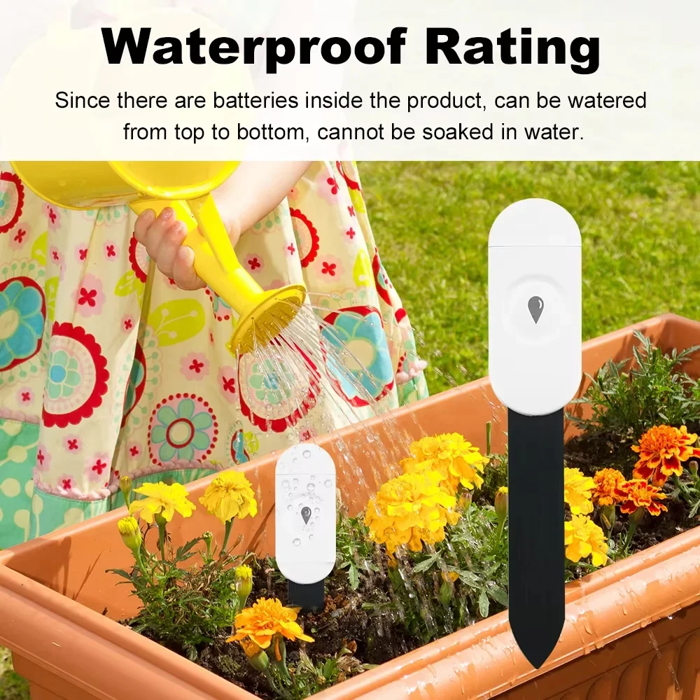Zigbee Soil Temperature And Humidity Tester App Remote Monitoring Thermo Meter Hygrometer Garden Automation Irrigation Detector-5