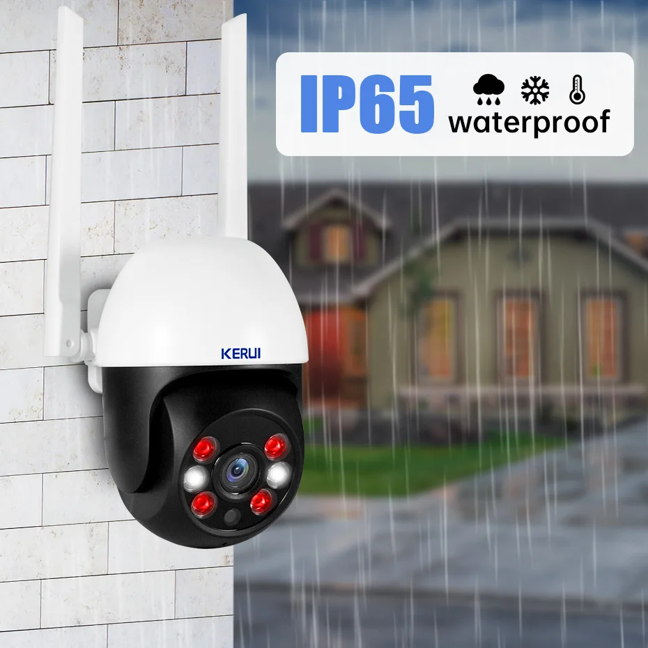 KERUI 5MP 8MP 4K PTZ WiFi IP Wireless Camera Tuya Smart Outdoor Home Security Dual Lens 10MP 5K Camera CCTV Video Surveillance-6