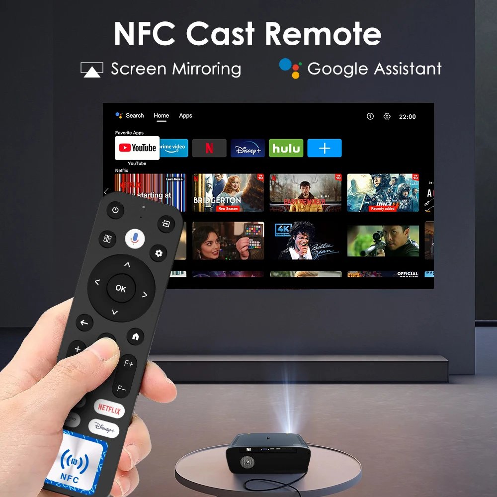 Netflix Licensed 4K UHD Android 11 Projector 5G WiFi Dolby Video Outdoor Portable Home Cinema 18000 Lumens LAser Projectors 2025-5