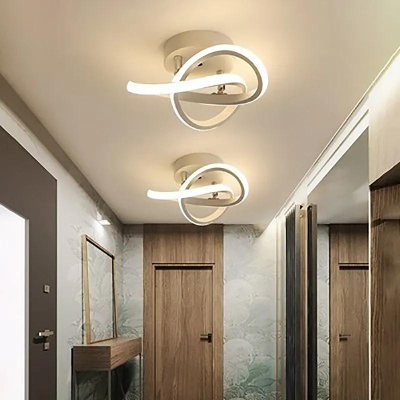 LED Strip Aisle Ceiling Lights Modern Minimalist Living Room Lamps For Balcony Entrance Staircase Home Decor Fixtures Led Luster-4