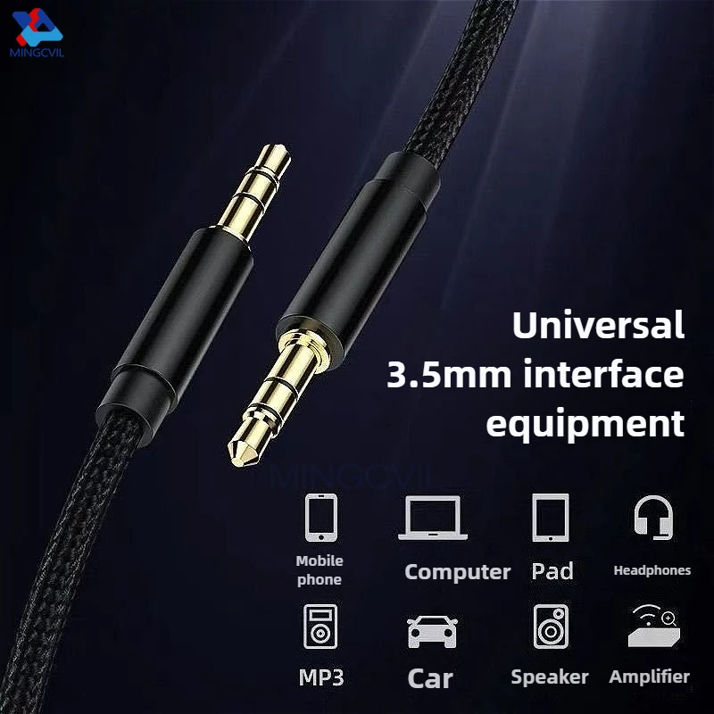 3.5mm Jack Extension Audio Cable Audio Cable Line Aux Cable 1m/2m/3m for Phone Car Headphone MINGCVIL  Audio Jack For MP3/4-2