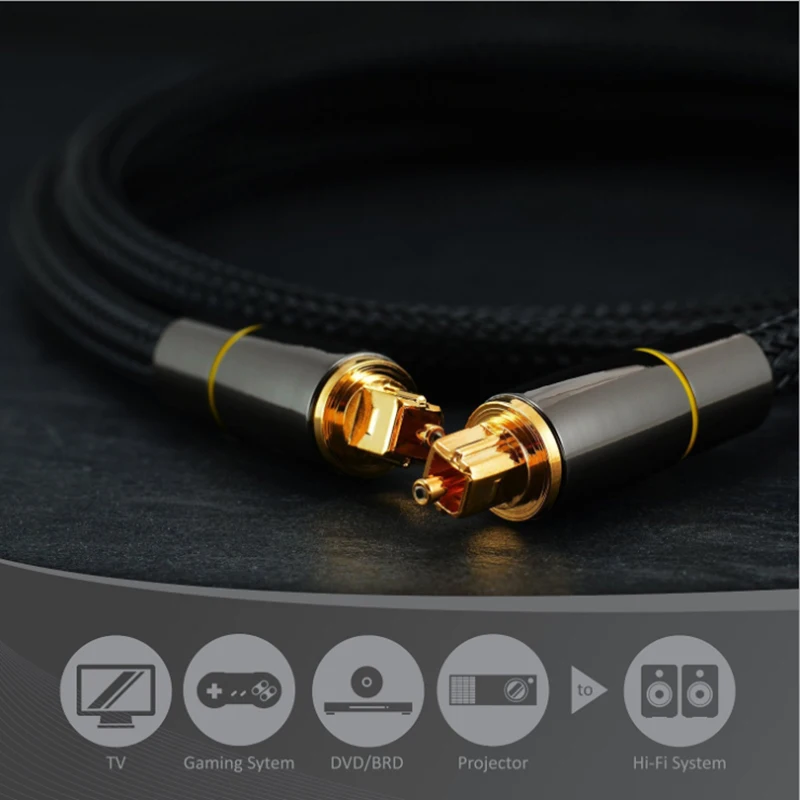 HIFI 5.1 Digital Optical Audio Cable SPDIF Fiber Toslink Audio Cable For TV Box PS4 Speaker Wire Soundbar Amplifier Subwoofer-4