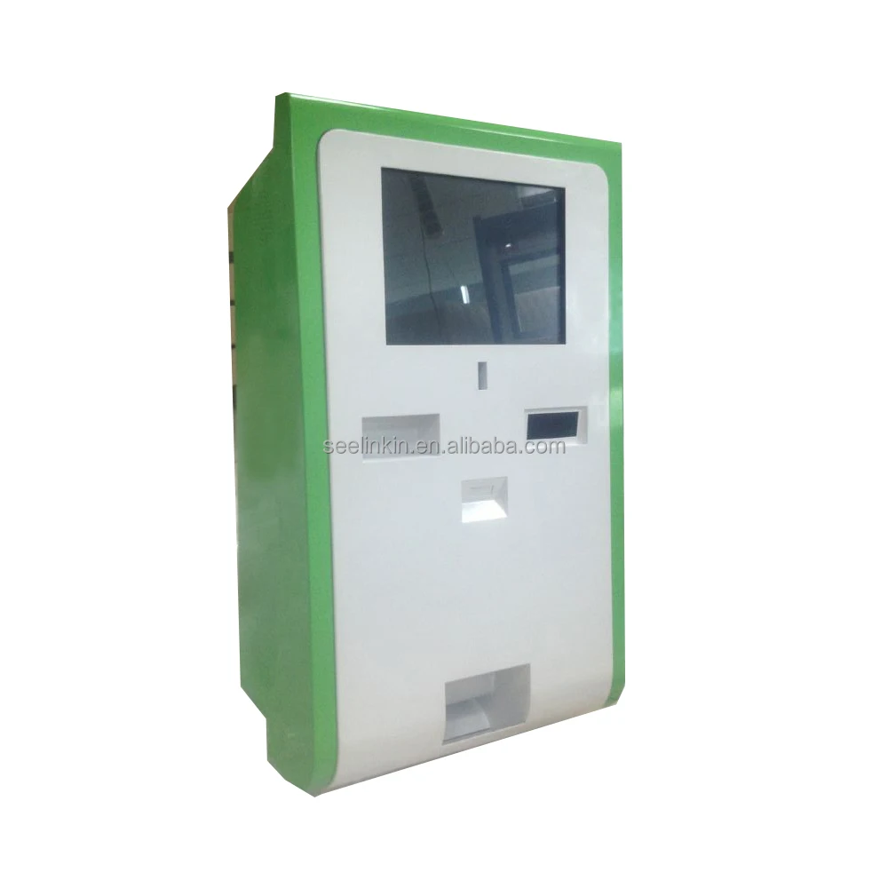 Touch Screen Self Service Payment Kiosk Digital Vending Machine Charging Station Wall Mounted Crypto ATM-5