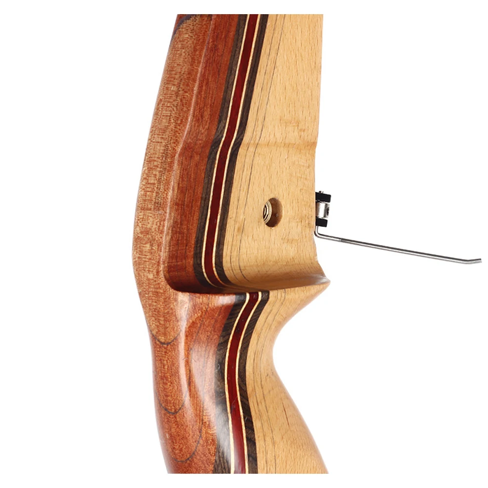 48/54/62/68 Inch Takedown Recurve Bow Youth Traditional Wood Bow Riser Target Practice Longbow Right Hand-3