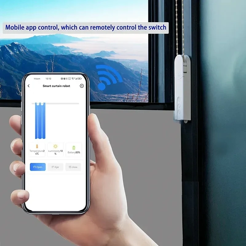 Tuya Smart Blind Motor Wifi Automatic Electric Roller Shutter Shadows App Control Lifting Curtain Opening Closing Driver-4