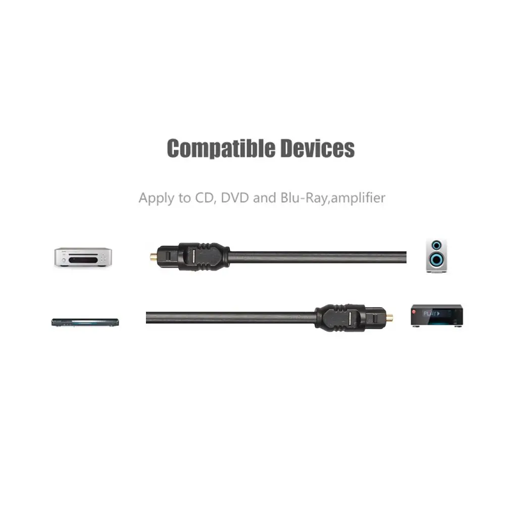 Optical Fiber Audio Cable Gold Plated Toslink Digital SPDIF Cable 1m 2m 3m 5m For Blu-ray CD DVD Player Xbox 360 PS3-6