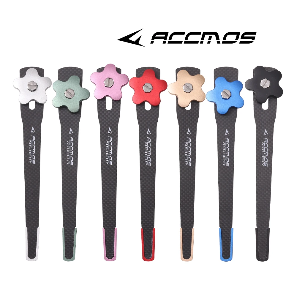 Accmos Archery  Adjustable Bow Clicker Carbon Fiber For Recurve Bow and Arrow Clicker Accessories-3