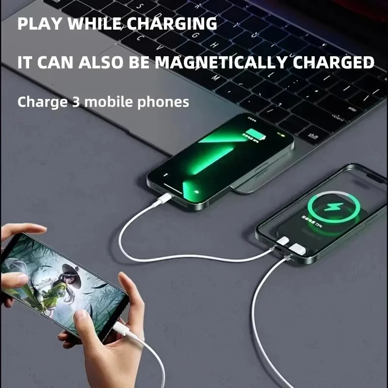 New 100000mah Capacity Power Bank Magnetic Wireless 22.5w Ultra Super Fast Charging Powerbank For Iphone Samsung Huawei Xiaomi-5