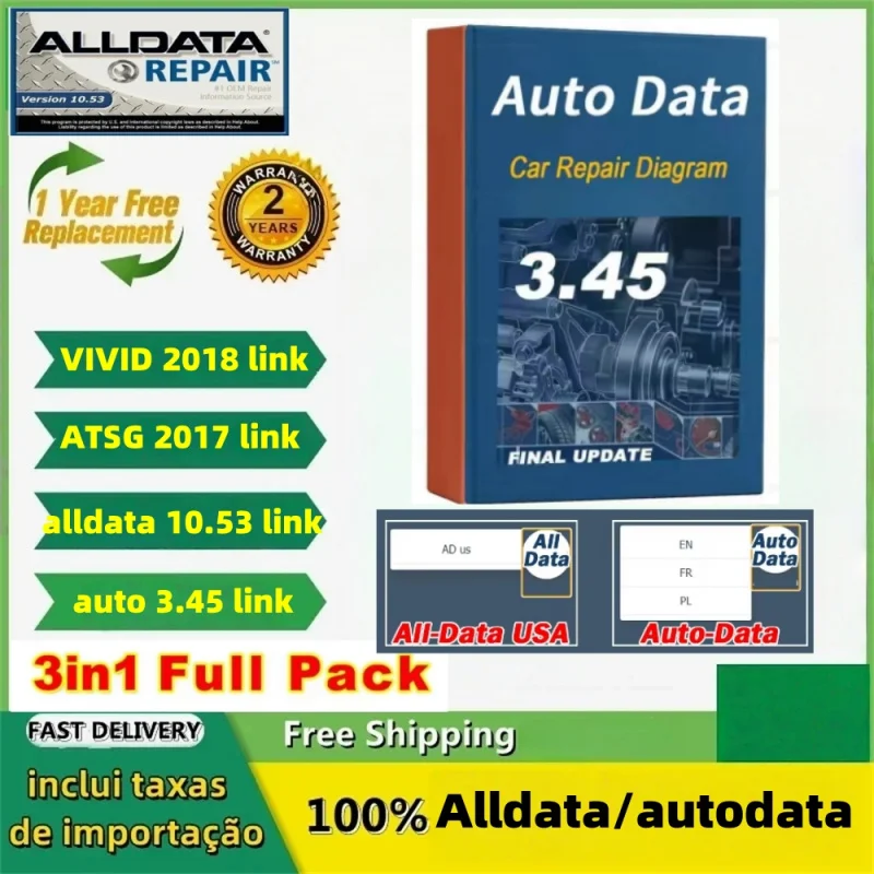 2025 HOT! Alldata Repair Software 10.53 All Data Automotive Tech Latest Offline Software Autodata 3.45 atsg 2017 Send Link