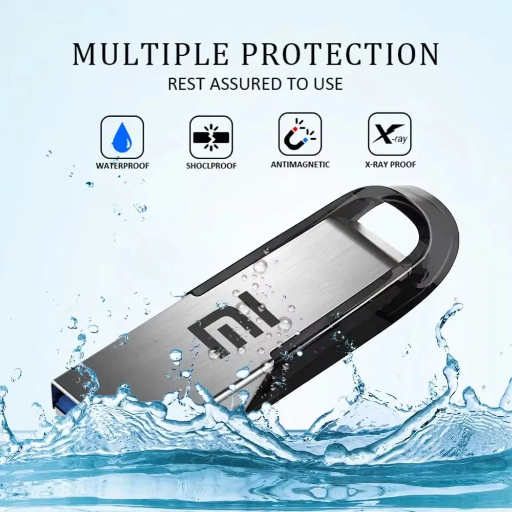 Xiaomi 2TB USB Flash Drives Pen Drive 1TB Memory Waterproof U Disk High-Speed USB 3.0 Data Transmission Metal USB Flash Drive-6