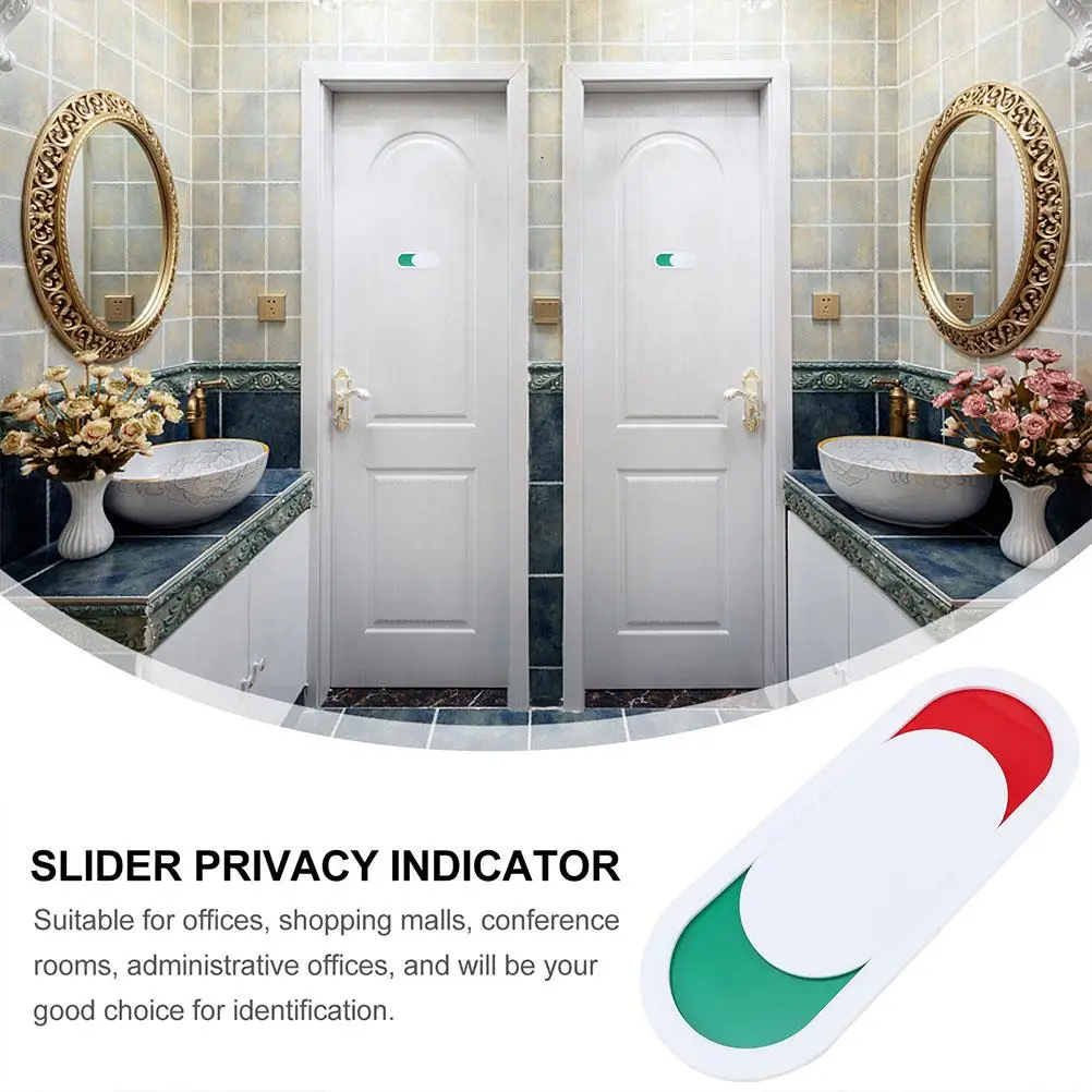 Signage Privacy Busy Occupied Indicator Light White over Door Hanger Bathroom Open Closed Work-3