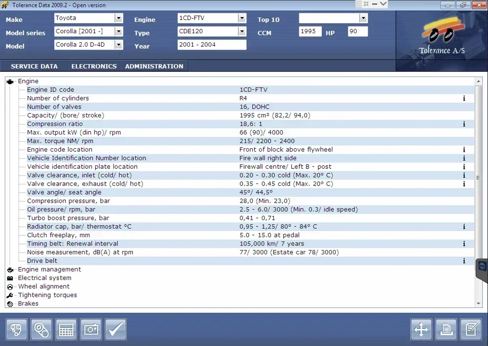 Hot Sell Car Software Tolerance Data 2009.2 Auto Repair Program with Free Keygen Install Video Guide Car Repair Software-3