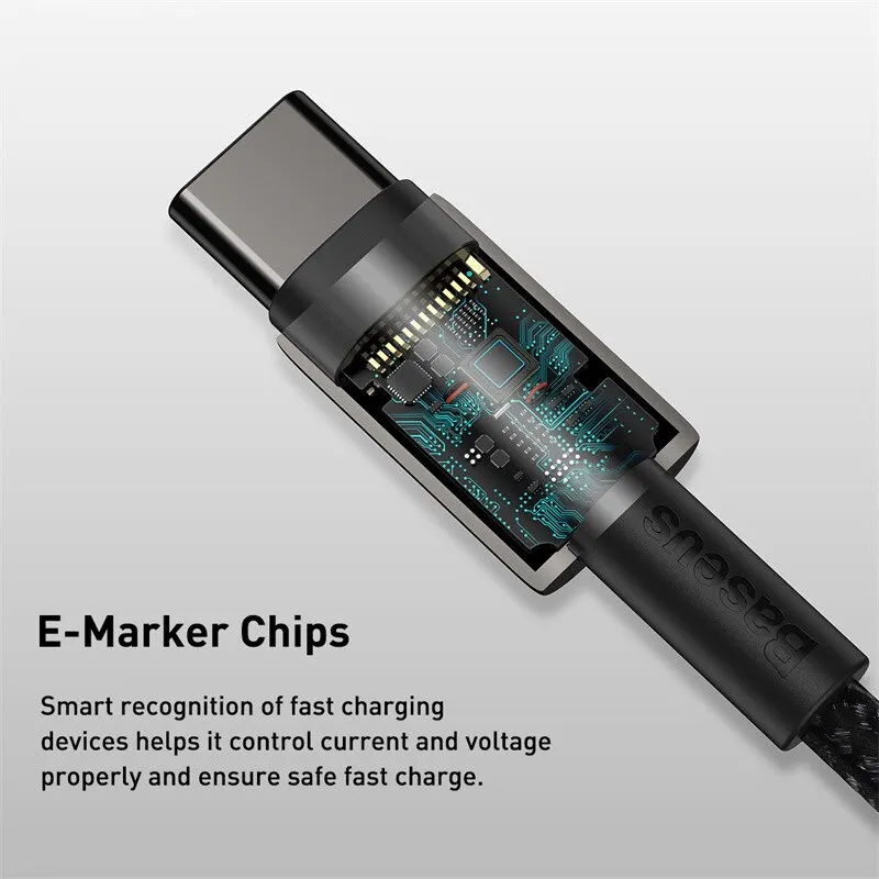 Baseus 100W Type C Cable For iPhone 15 USB C PD Fast Charging Charger Wire Cord For Macbook Samsung Xiaomi Type C USB C Cable-3