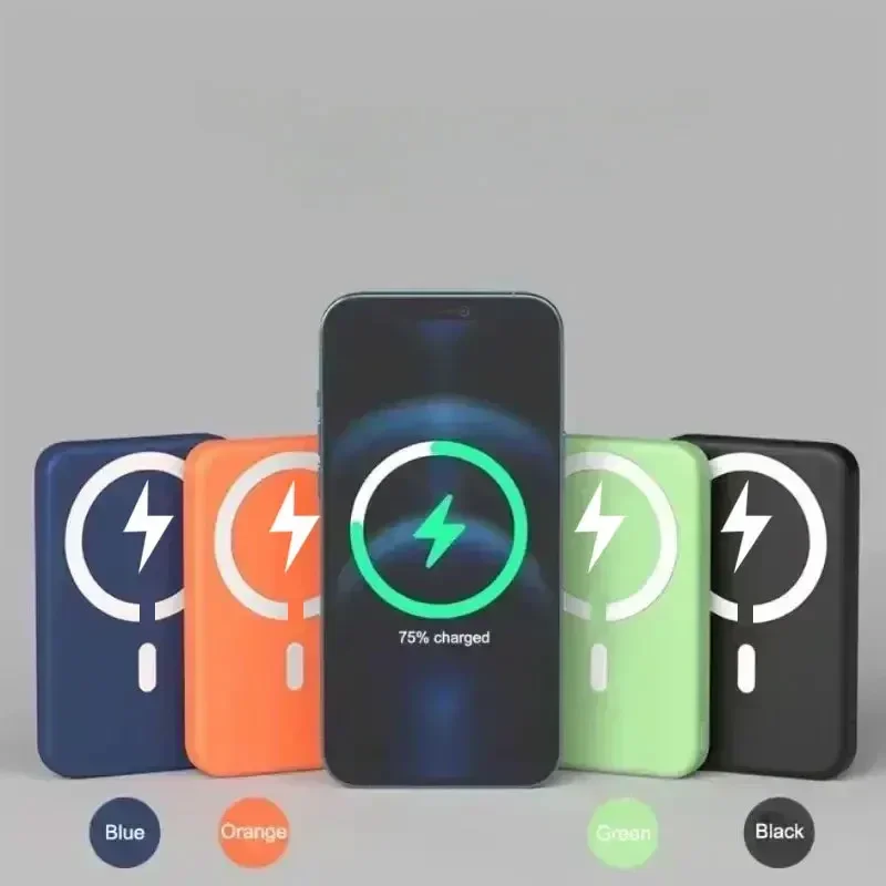 50000mAh Power Bank 20W Powerbank Magnetic Wireless Fast Charging External Battery Pack Type-C For iPhone13 14 15 Xiaomi SAMSUNG-6