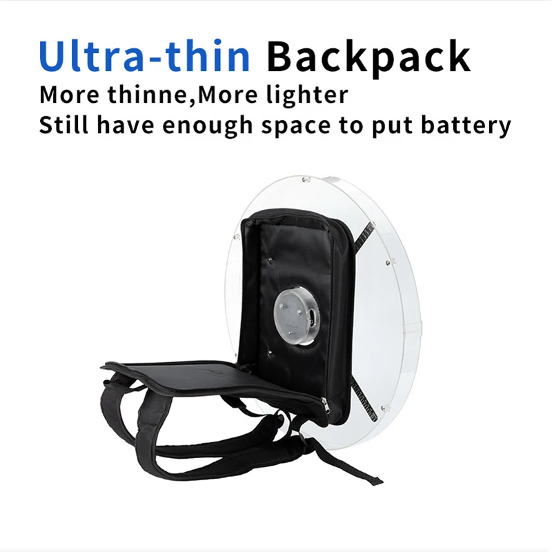 52CM LED 3D Holographic Fan Projector Portable Backpack with WiFi 576pcs Projector for Christmas Event Parties Advertising-2