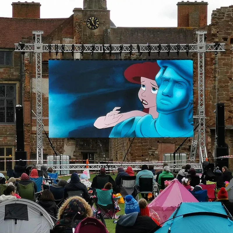 AiminRui P8 LED Screen Panel Module Outdoor 256*128mm 32*16 pixels 1/4scan 3in1 RGB SMD3535 Full Color LED display-5