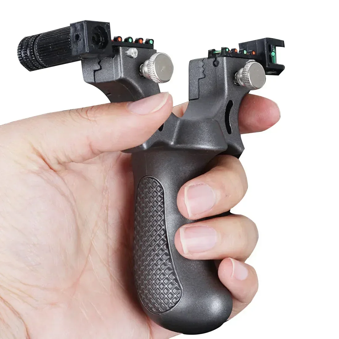 High-power Laser Aiming Slingsshot Outdoor Sports Hunting Shooting Catapult Competition Practice Slingshot Hunting Acessories-4