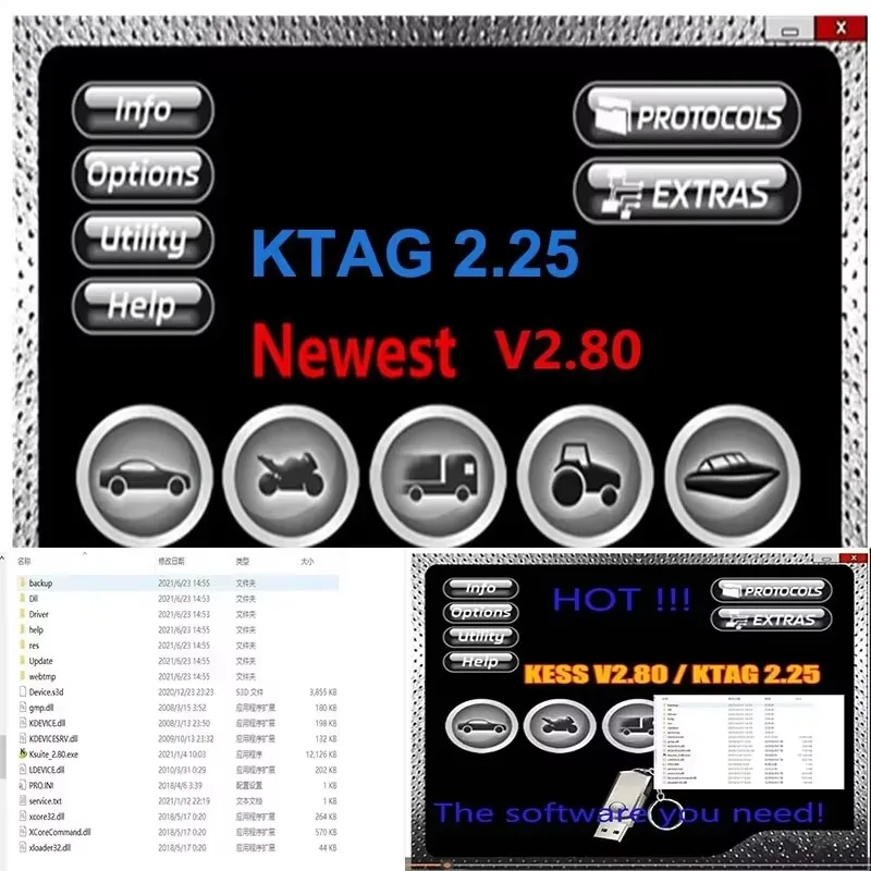 2024 Ksuite 2.80 ECU Programming Software: Multi-Vehicle Support KESS V2 V5.017 RSA Fix