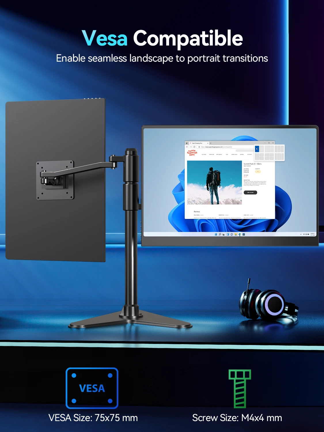UPERFECT OLED Portable Monitor 16
