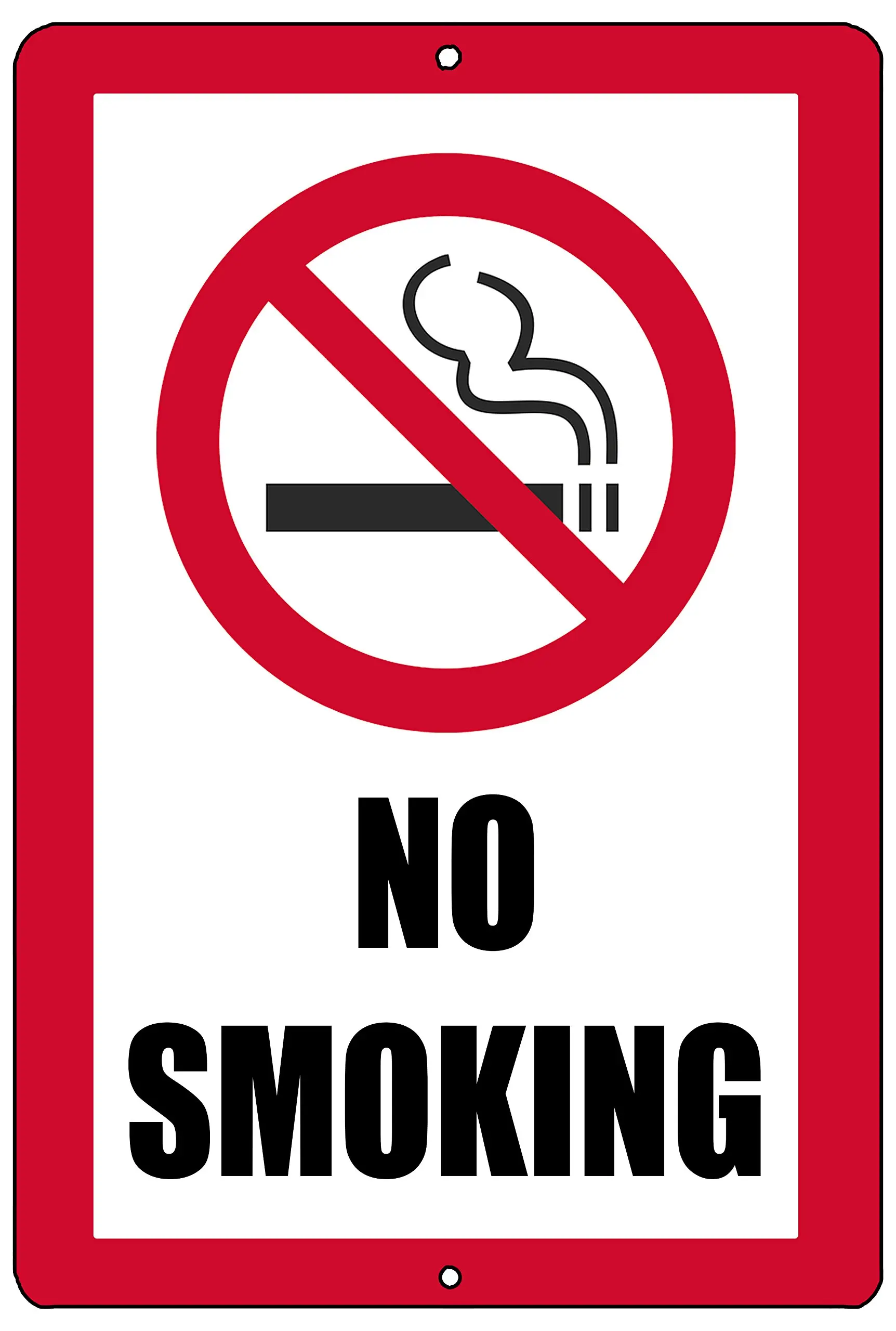 No Smoking Metal Tin Sign Business Retail Store Home Large