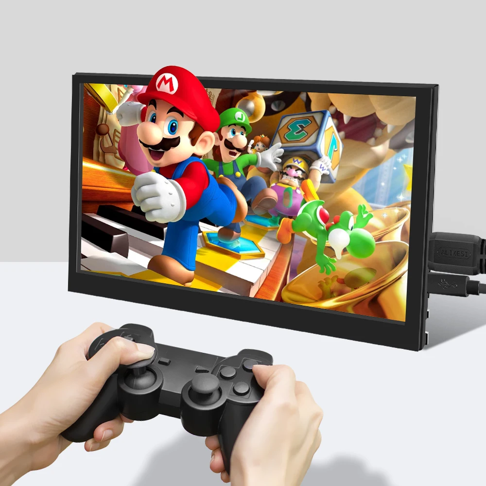 7 Inch LCD IPS Display HDMI-compatible Touch Screen With Case 1024x600 Resolution  for Raspberry Pi 3 Pi4 PC Portable Monitor-6