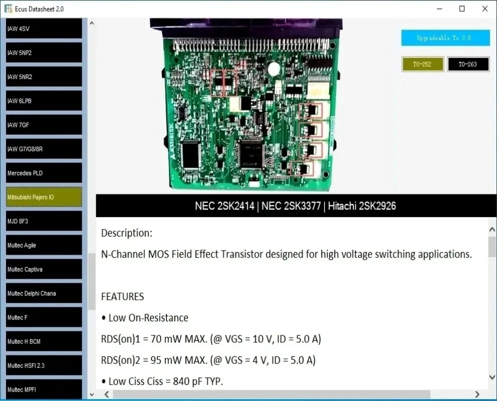 Car tools Ecus Datasheet 2. ECU Repair Software PCB Schematics with Electronic Components of Car ECUs and Additional Information-2