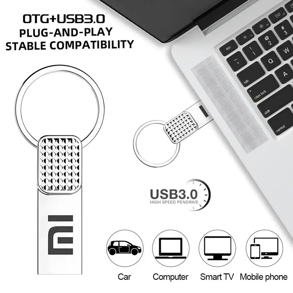 Xiaomi 2TB Original Flash Drive USB 3.0 High Speed Pen Drive 1TB Metal Waterproof Type C USB Memory for Computer Storage Devices-3