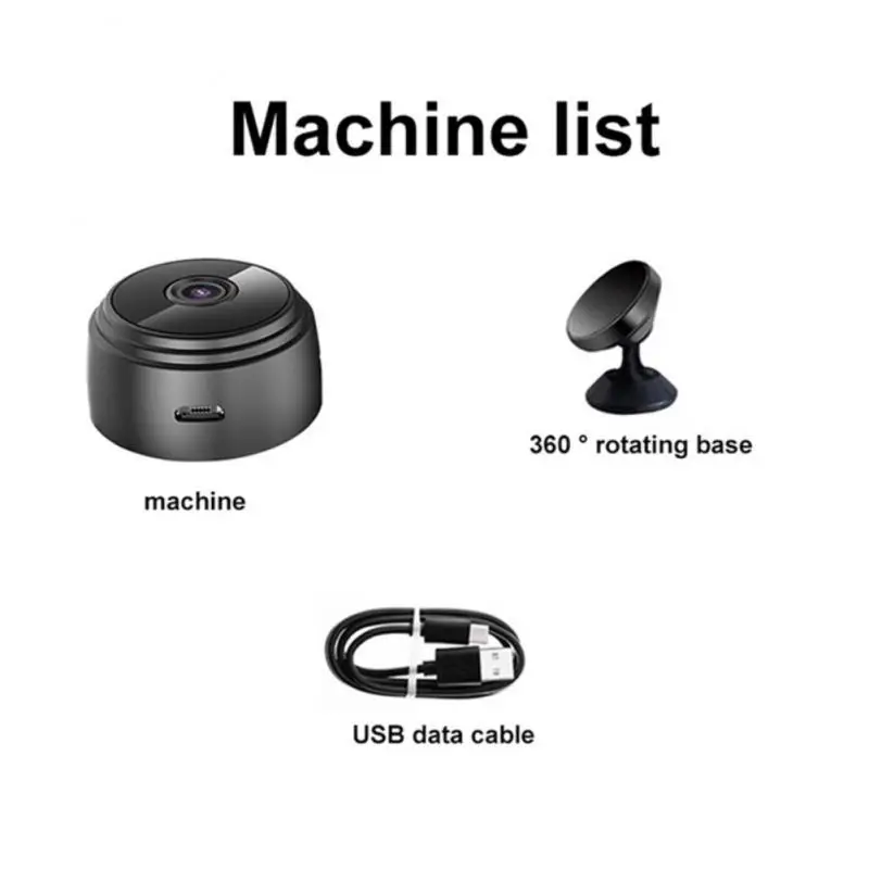 A9 Mini IP Camera Mobile 1080P HD Wifi Surveillance Cameras Sensor Camcorder Web Video Smart Home Safety Wireless Security Camer-5