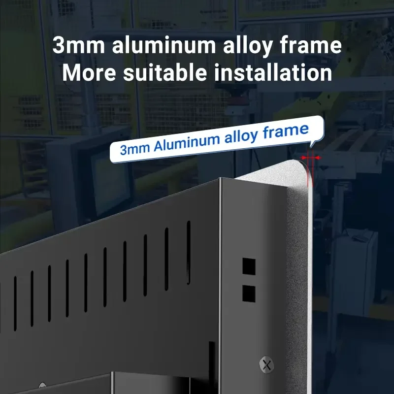 All In One Touch Industrial PC Celeron J1900 Multi Touch Screen Ethernet Lan 4xUSB VESA Mount Embedded Industrial Panel PC-5