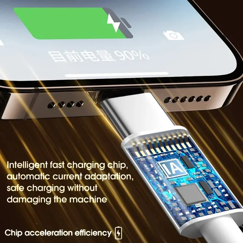 3/1PCS Quick Charging Cable 120W 10A USB A To Type C Fast Charger High-speed Data Transfer Wire Cords for Samsung Xiaomi Huawei-4