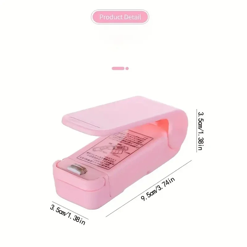 Mini Heat Bag Sealing Machine Package Sealer Bags Thermal Plastic Food Bag Closure Portable Sealer Packing Kitchen Accessories-2