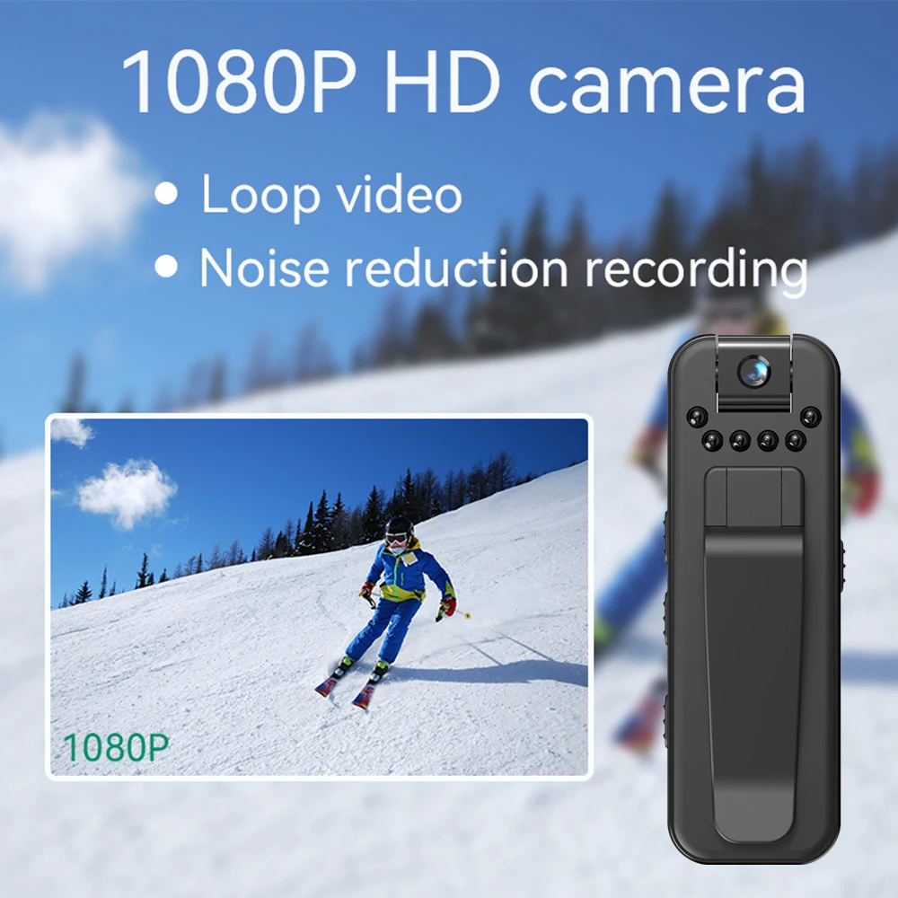 HD 1080P Mini Camera Portable Small Digital Video Recorder Police BodyCam Infrared Night Vision Video Surveillance Camcorder-3