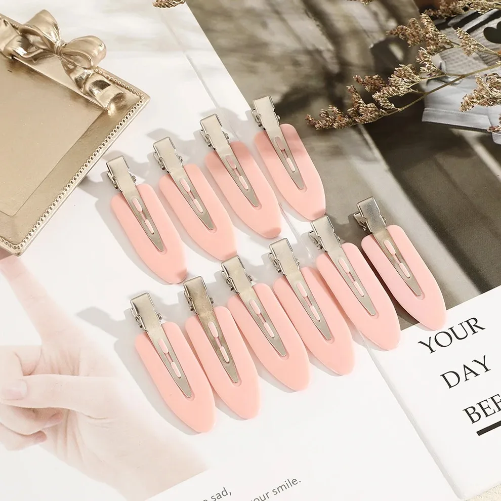 10pcs/set No Bend Seamless Hair Clips Side Bangs Barrette Makeup Washing Face Accessories Women Girls Styling Hairpins-2