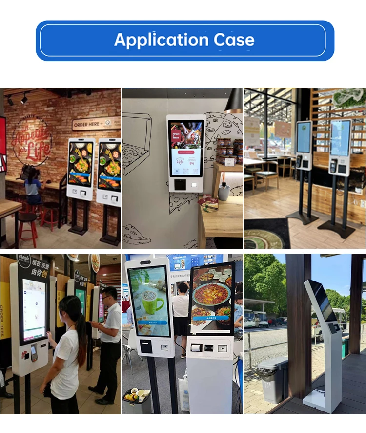Touchwo 15.6 21.5 24 32 Inch Restaurant Ordering Machine Self-service Self Service Printing Checkout Self Ordering Kiosk-5
