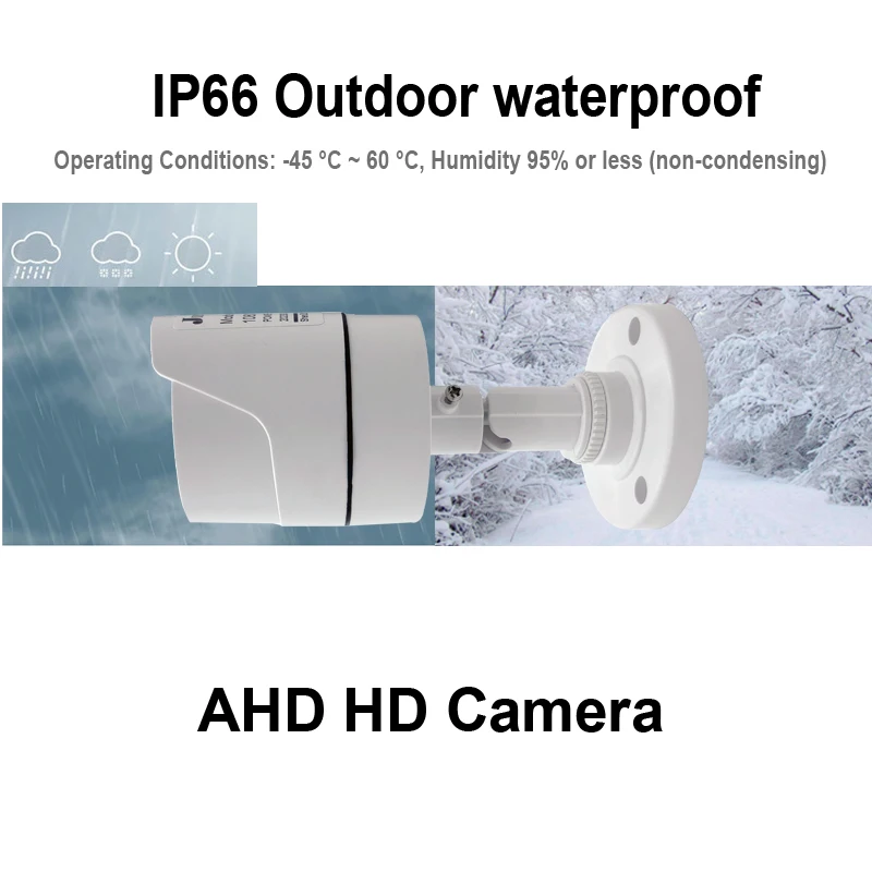 JIENUO 4K AHD Camera CCTV Security Surveillance Outdoor Waterproof Infrared NightVision Indoor CVI 1080P 5MP HD Home Cam Monitor-3