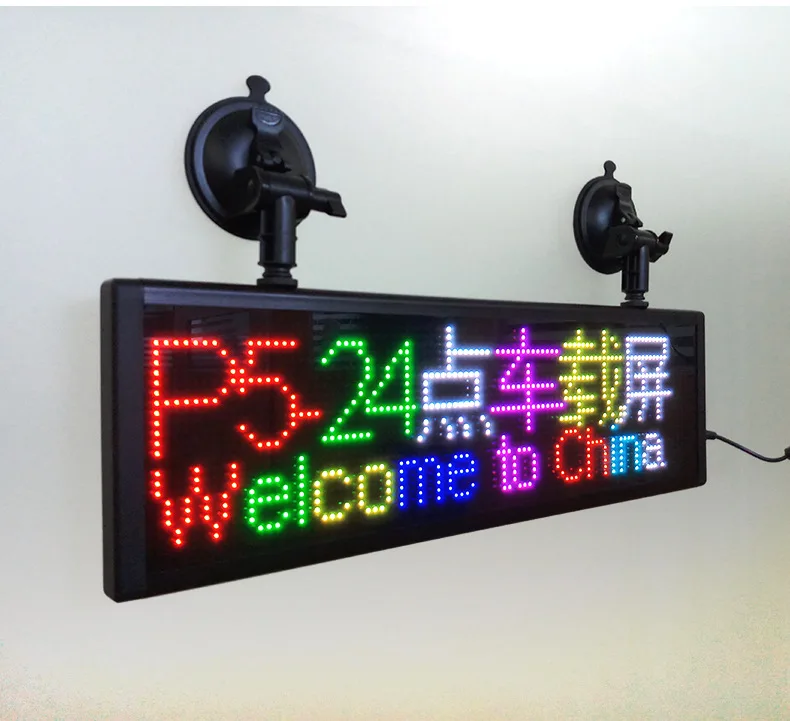 LED Car Screen Scrolling Word English LED Car Display Screen Car Rear Window LED Display Screen-6