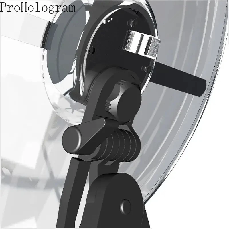 3D Fan Hologram Projector Y27 Led Sign Holographic Lamp Player Desktop 3D Commercial Advertising Display With Cover Stand-2