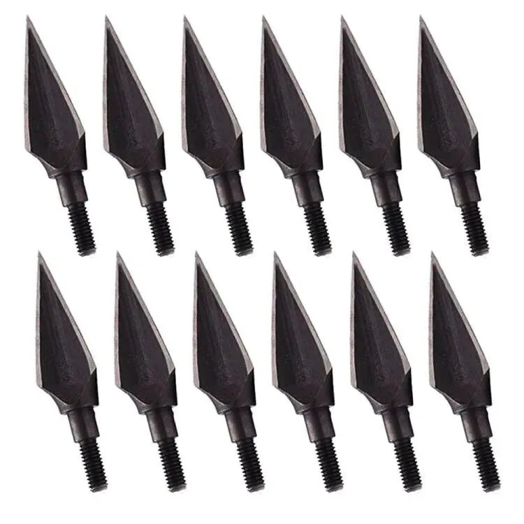 3/6/12PCS 100Gr Hunting Arrow Tips Compound Recurve bow Classical Tradition Broadheads-6